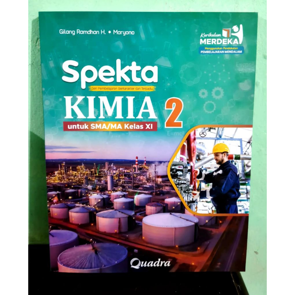 Buku Spekta Kimia Kelas 11 SMA Kurikulum Merdeka Quadra