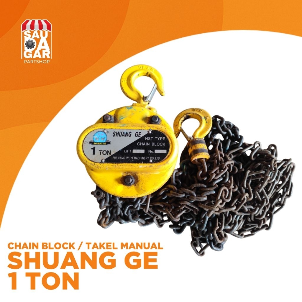 Chain Block / Takel Manual Shuang Ge 1 Ton