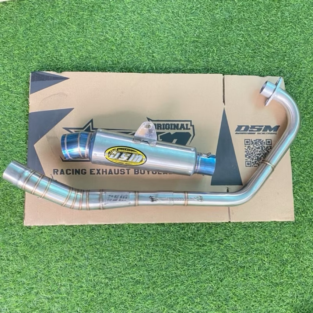 Knalpot Dsm kompetisi corblue leher bending megapro tiger cb gl