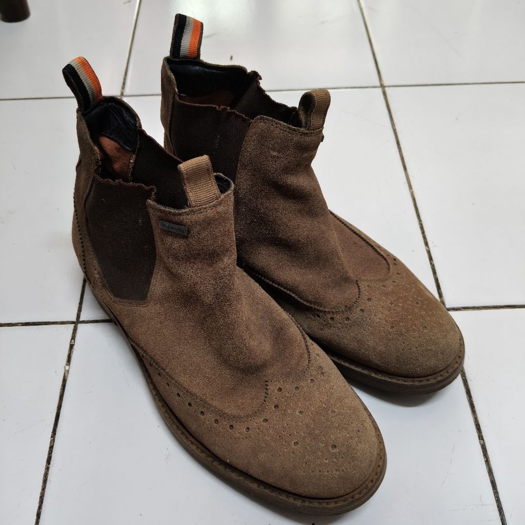 Sepatu Superdry Brad Brogue Chealsea Boots size 43