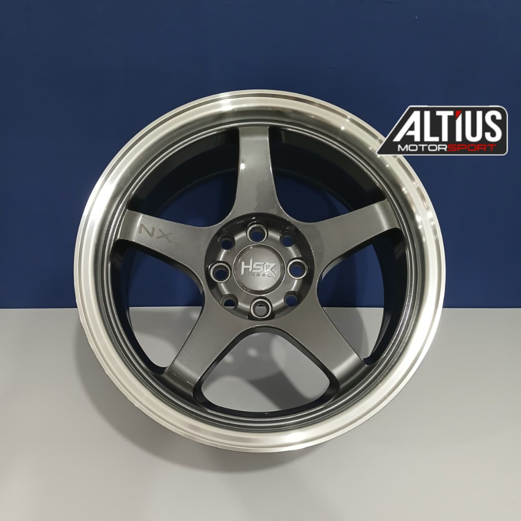 VELG MOBIL RING 16 MODEL BINTANG PALANG 5 TYPE HSR KAILOLO R16X7/8 LUBANG 4X100/4X114,3 ET 42/38