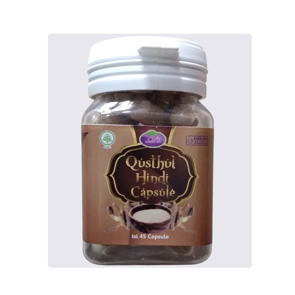 Washfah Qusthul Hindi 45 Kapsul Qustul Hindi - exp : 2028