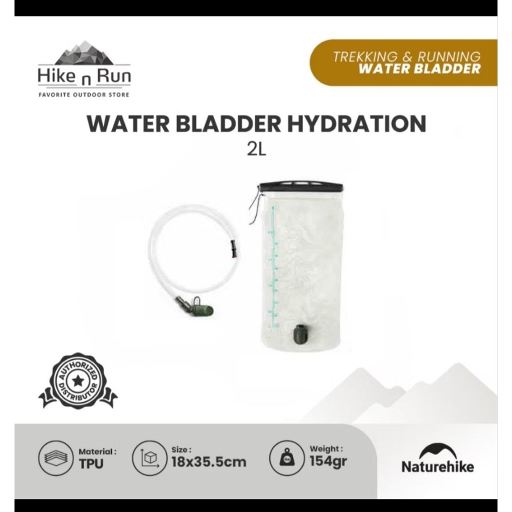 preloved waterbladder hydration reservoir hydropack naturehike