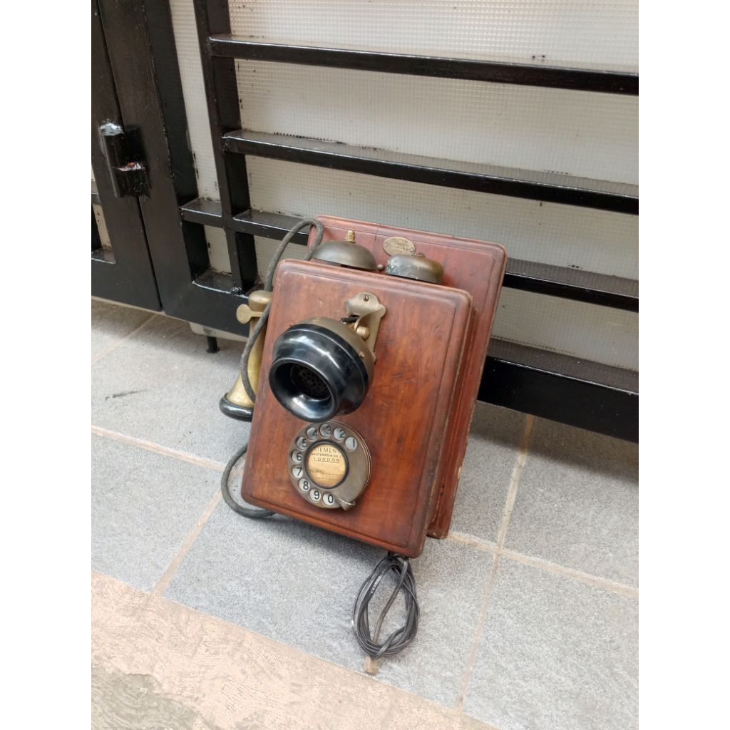 Telepon antik Telpon Putar Jadul Telepon Retro Vintage Telephone Rotary Siemens