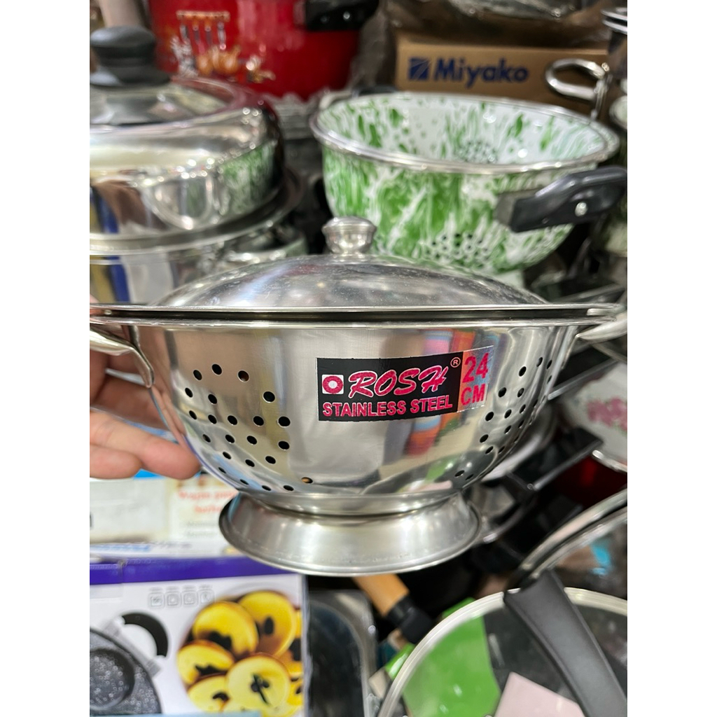 bakul nasi stainless 24cm