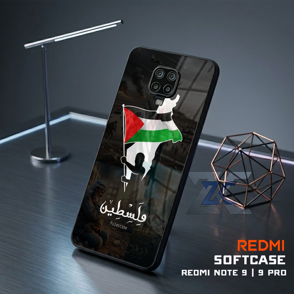 (TB29) Sofcase Lentur Bahan Karet REDMI NOTE 9 | Kesing Keren Lucu Aesthetic | Case Premium Palestin