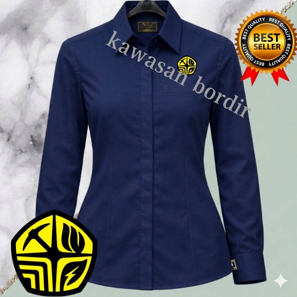 Terbaru kemeja perempuan ESDM kemeja ESDM seragam ESDM baju ESDM pdh ESDM kemeja kementerian ESDM bi
