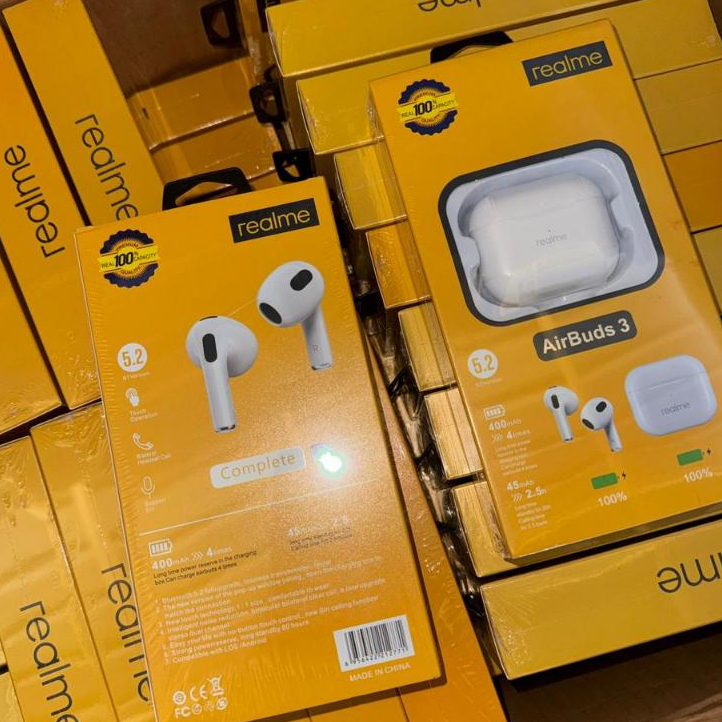 [READY MEDAN] TWS Realme Airbuds 3 Bluetooth 5.2 - Compatible Casing Airpods 3