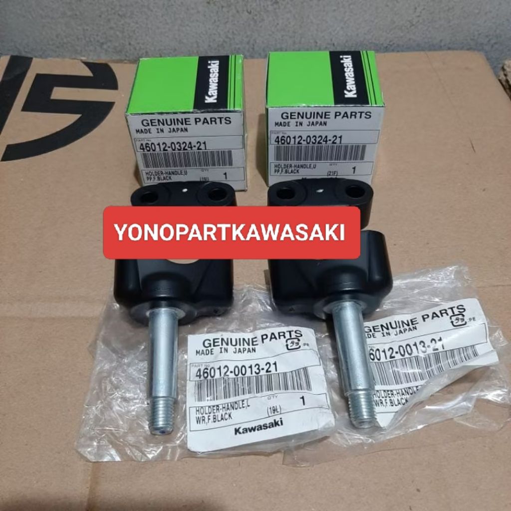Raiser Riser Dudukan Plus Penutup Stang Kawasaki  KLX 250 Kx250 set Original