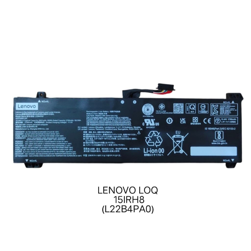 Baterai lenovo LOQ 15IRH8 (L22B4PAO) LOQ 15IRH8-82XV00DHSP  15APH8  L22M4PA0  L22B4PA0  L22D4PA L22X