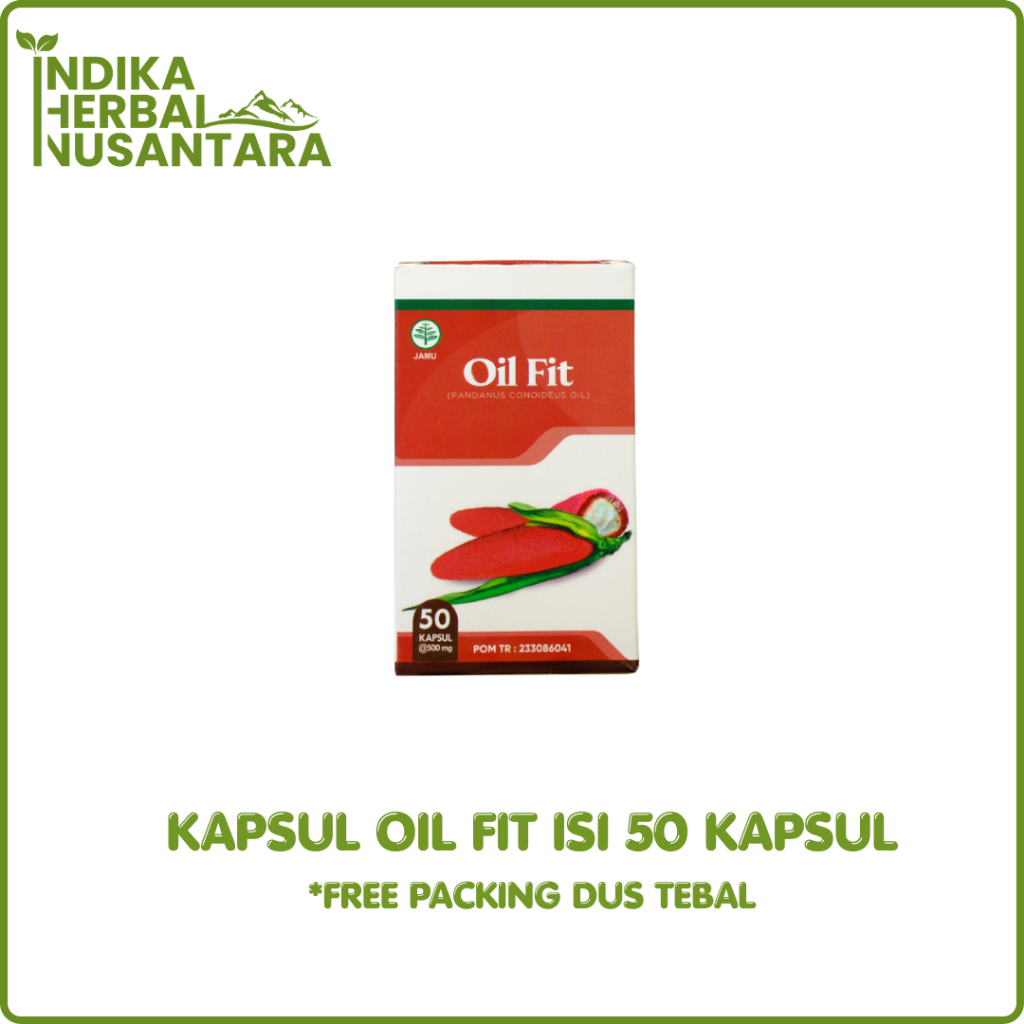 Indika Herbal Nusantara - Kapsul Oil Fit isi 50 Kapsul