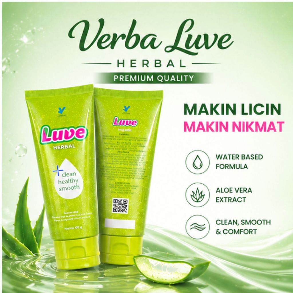 Verba Luve Clean Clear Smooth Aloe Vera Water Based