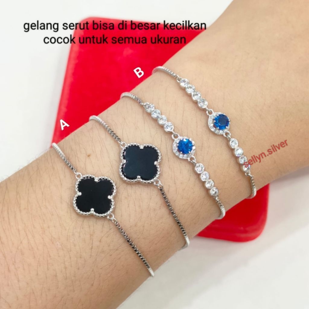 Gelang Serut Perak Silver 925 Asli