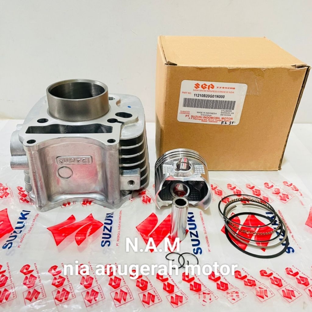 Blok seher cylinder piston Suzuki Shogun FL 125 Shogun Axelo 125 Shogun SP 125 Shogun New 125