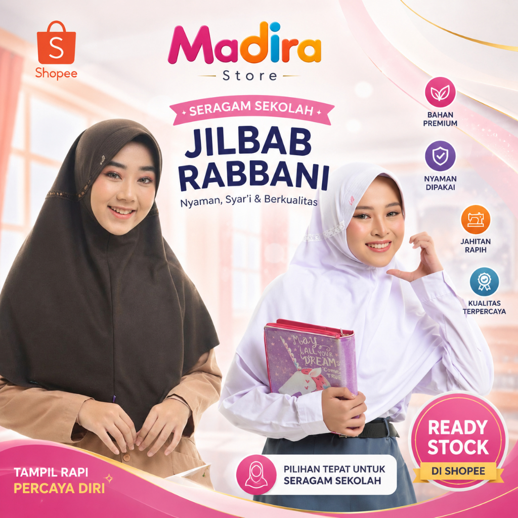 JILBAB SEKOLAH RABBANI