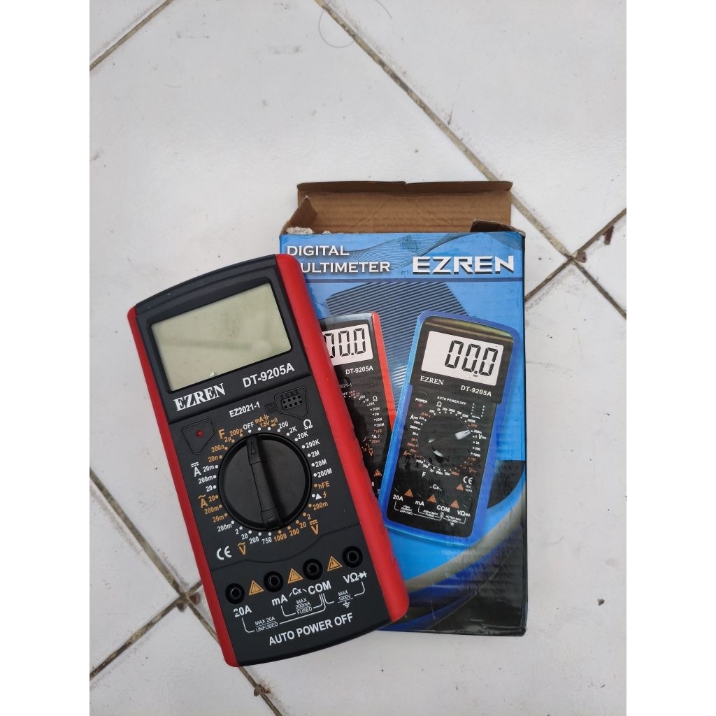 MULTIMETER MULTITESTER EZREN DT-9205A SECOND