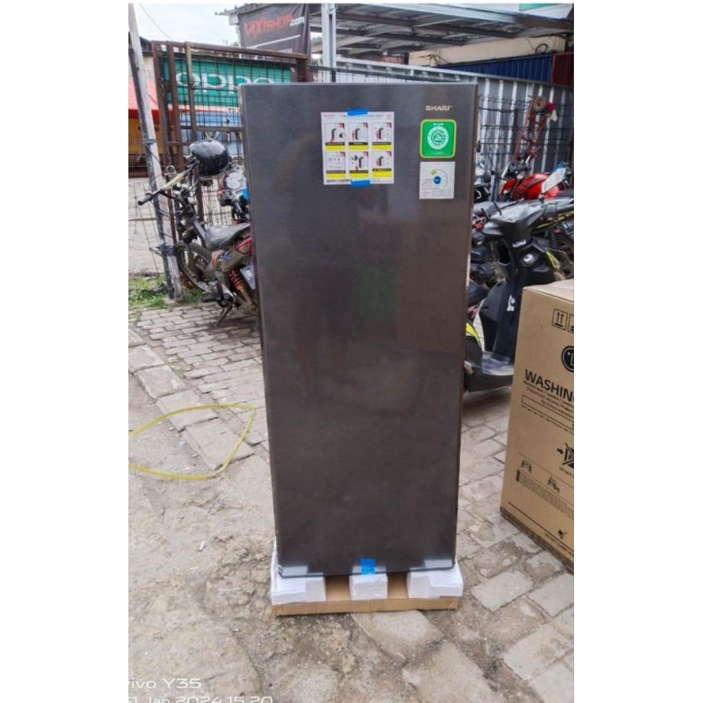 Kulkas freezer Sharp 8rak FJ M198 A HS