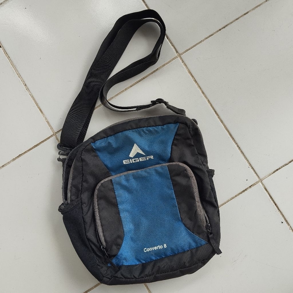 TAS SELEMPANG EIGER CONVERTO 8 BEKAS
