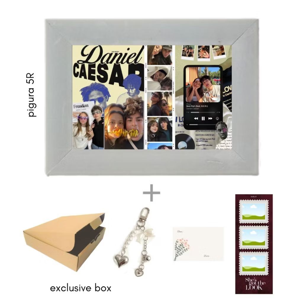 Custom Scrapframe Playlist 5R | Spotify Music Frame