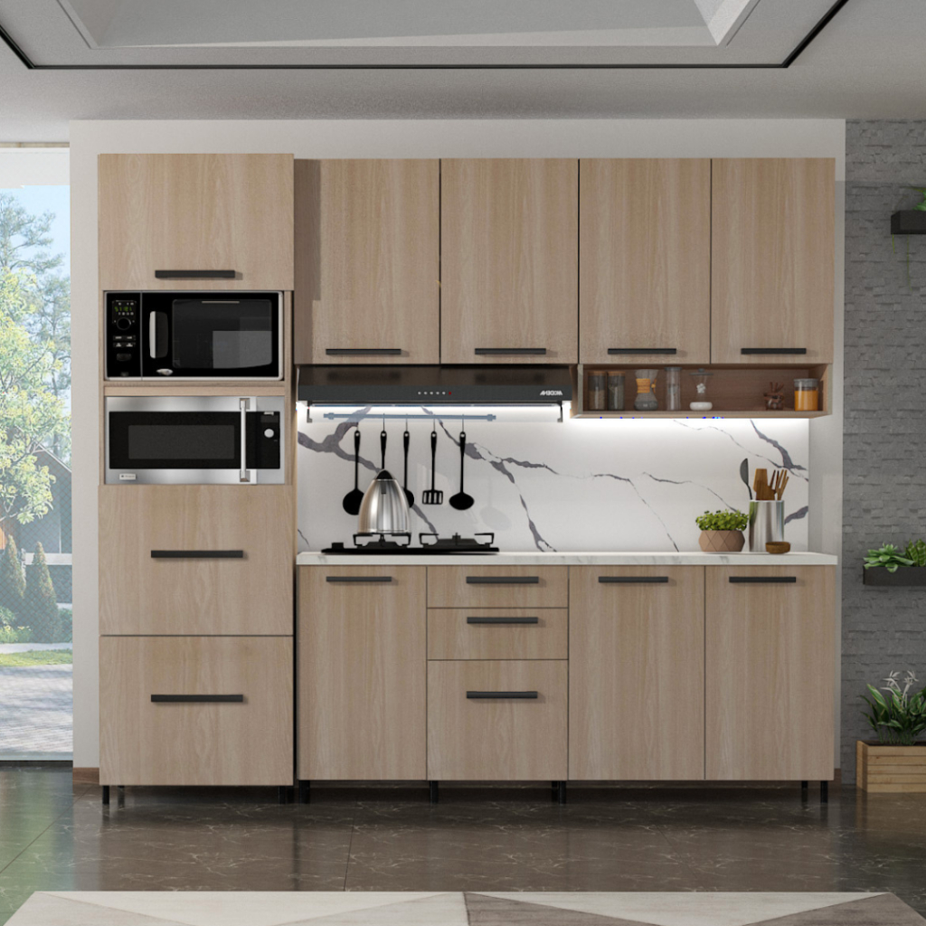 MODERN Queens - Kitchen Set Kayu Rak Dapur Lemari Kabinet Dapur Modern Minimalis