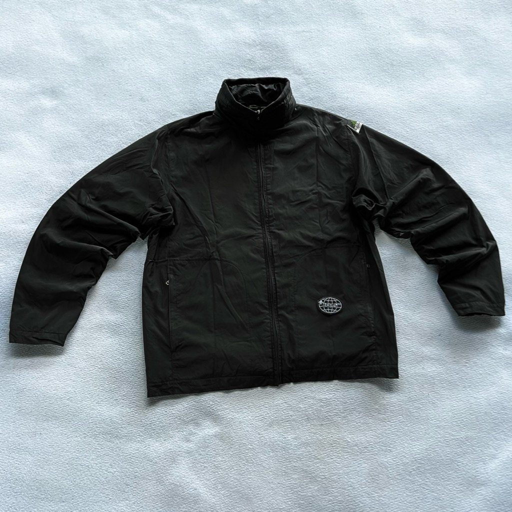 Vintage 00s ADIDAS Equipment Windbreaker (Hidden Hoodie)