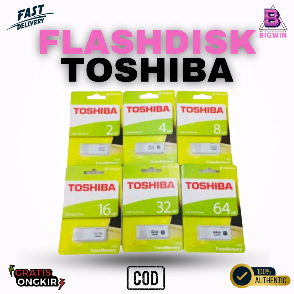 FLASHDISK TOSHIBA 2GB 4GB 8GB 16GB 32GB 128GB FLASH DRIVER TOSHIBA