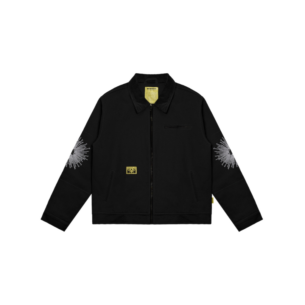 Vearst Work Jacket Zip up Secna Black - Regular Fit