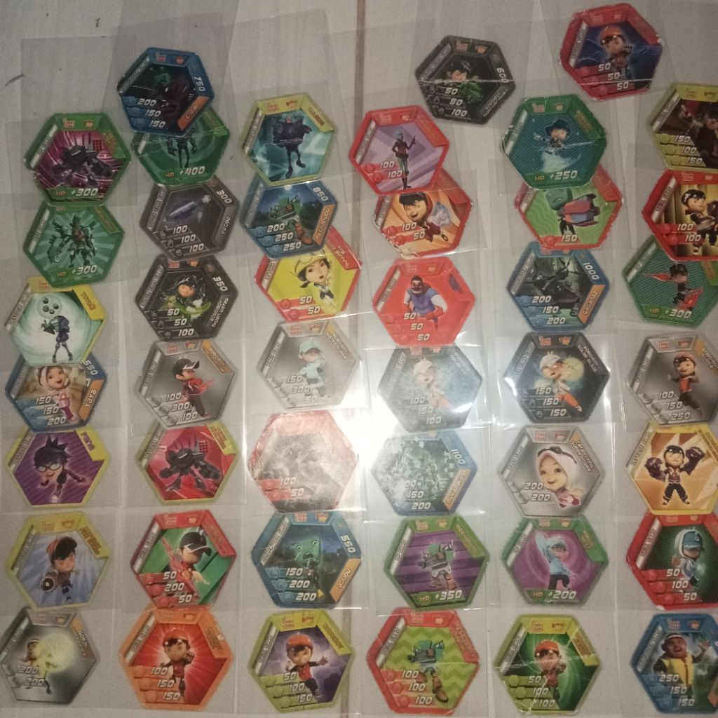 kartu choki-choki BoBoiBoy hexagon 2016  | kartu choki-choki BoBoiBoy | BoBoiBoy monsta galaxy card 