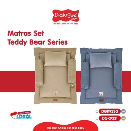 Dialogue Baby Matras Baby Set Teddy Bear Series DGK9330 DGK9331 / Matras Kasur Bayi