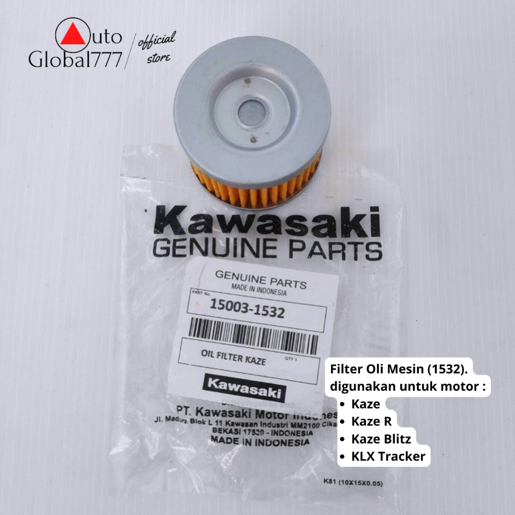 Filter Oli Mesin Kaze Kaze R Kaze Blitz KLZ Dtracker from KGP15003-1532
