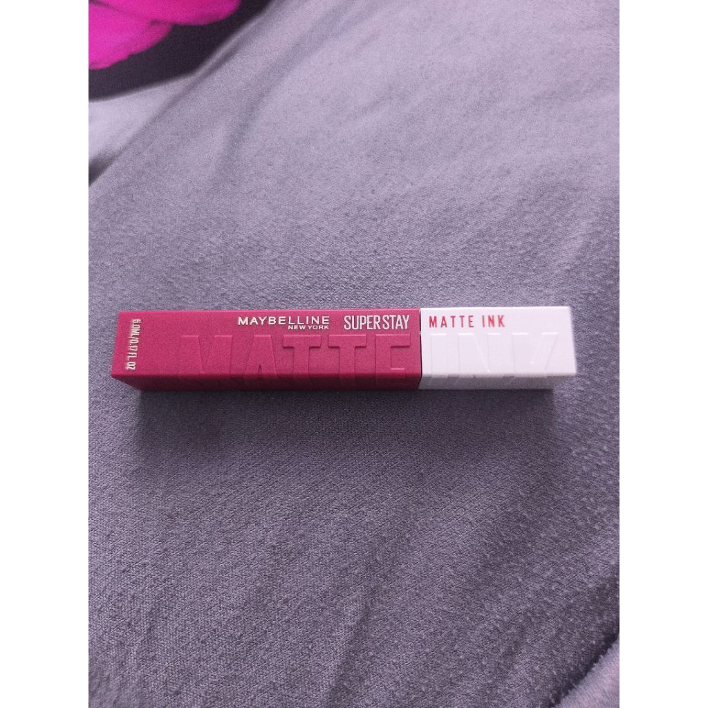 Lipcream Maybelline Superstay Matte Ink Liquid Matte - Pink, Tahan Lama hingga 16 Jam, Formula Matte