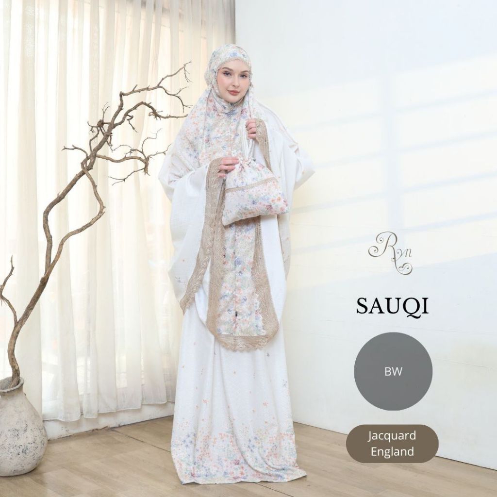 Mukena SAUQI Series Original By Ryn Rayyan Mukenah Series Mukenah Polos Dewasa Jumbo Terbaru 2024 Ka