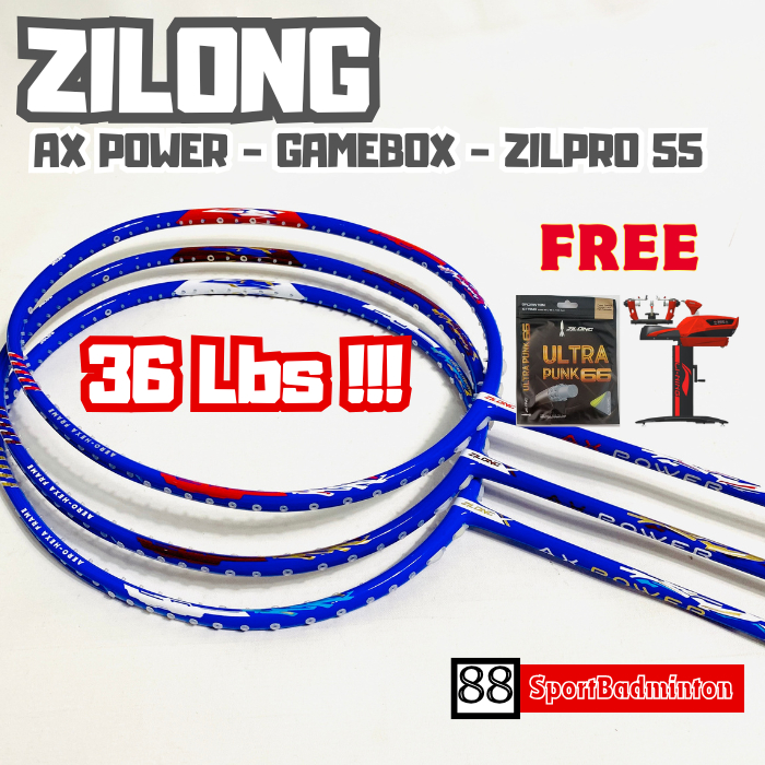 ZILONG AXPower Gamebox 2023 ZILPRO 55 - Raket Badminton Zilong