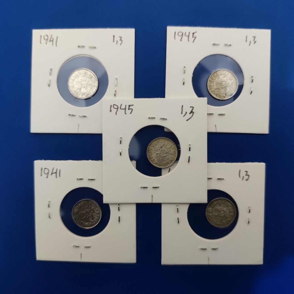 Koin Perak 1/10 Gulden Hindia Belanda