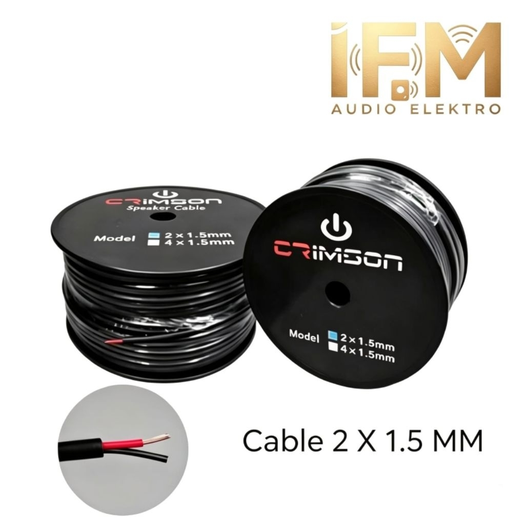Kabel Speaker 2x1,5 Crimson High Quality Kabel Audio Speaker 2X1.5mm