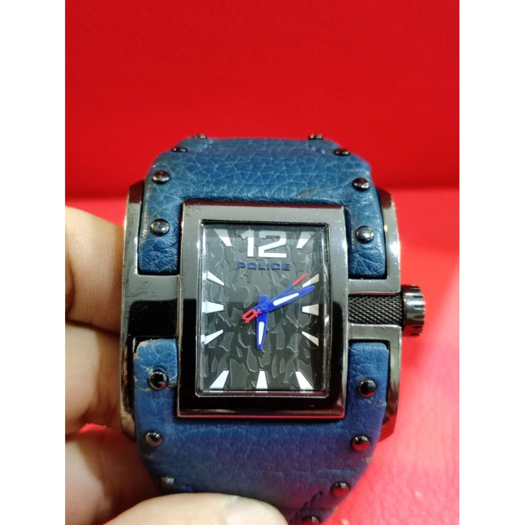 {SECOND ORIGINAL — PreOwned} Jam Tangan Police {dim 48mm}