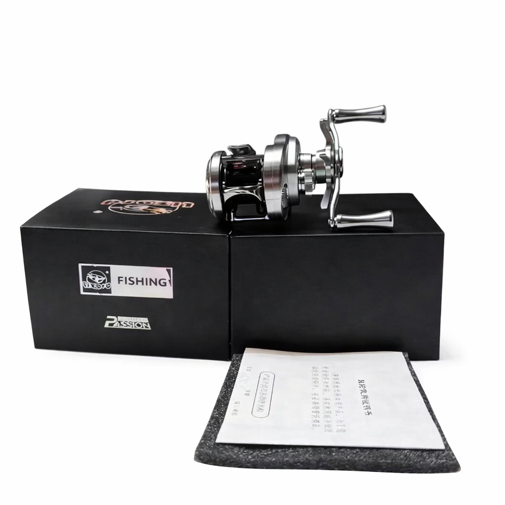 Lizard Reel LIZARD BOKI AIR BFS Handle Kiri PRO GOLD, CHROOM