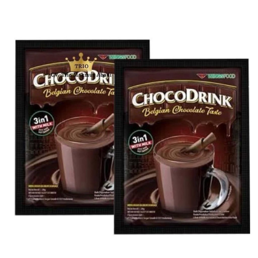 ChocoDrink 1 Renceng - Choco Drink Dengan Sensasi Rasa Belgian Chocolate Coklat Minuman