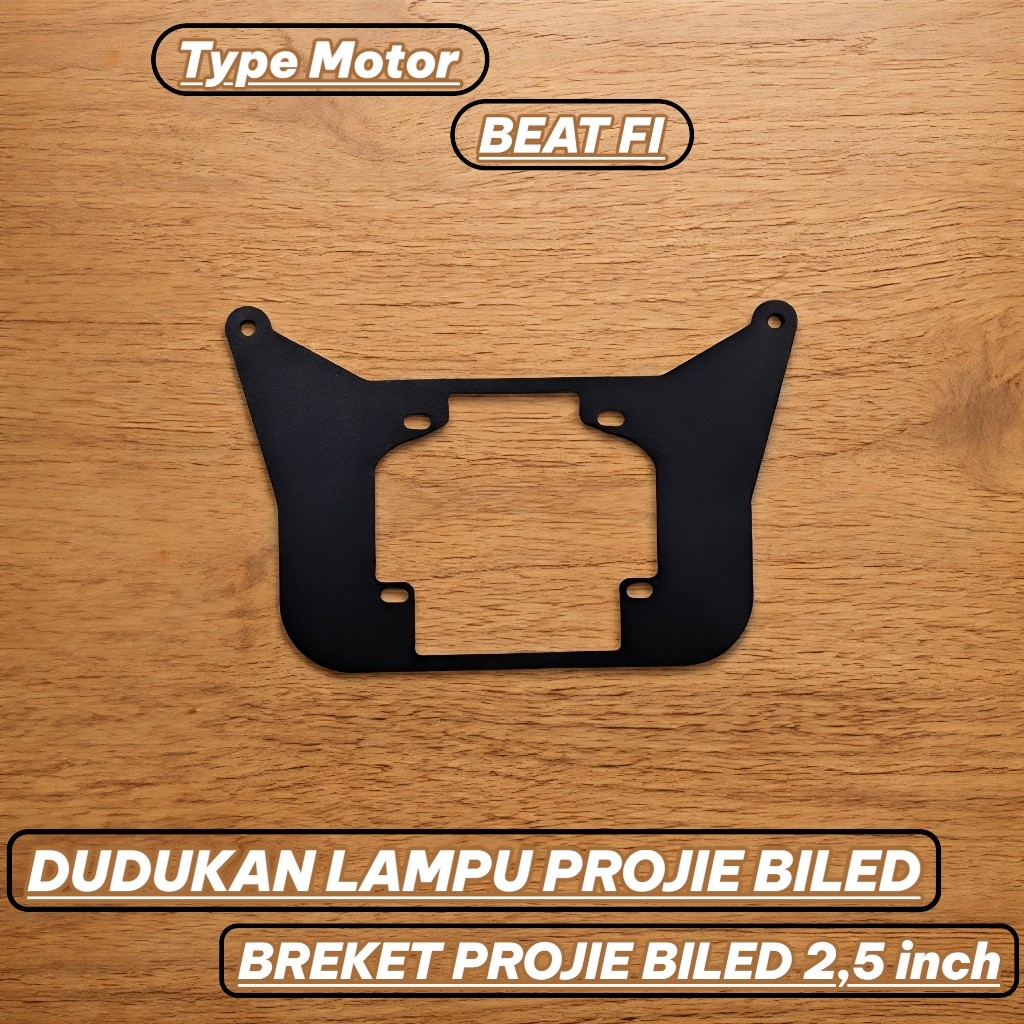 BREKET BILED BEAT FI 2013 DUDUKAN LAMPU BILED BEAT FI 2013 2,5INCH NSB