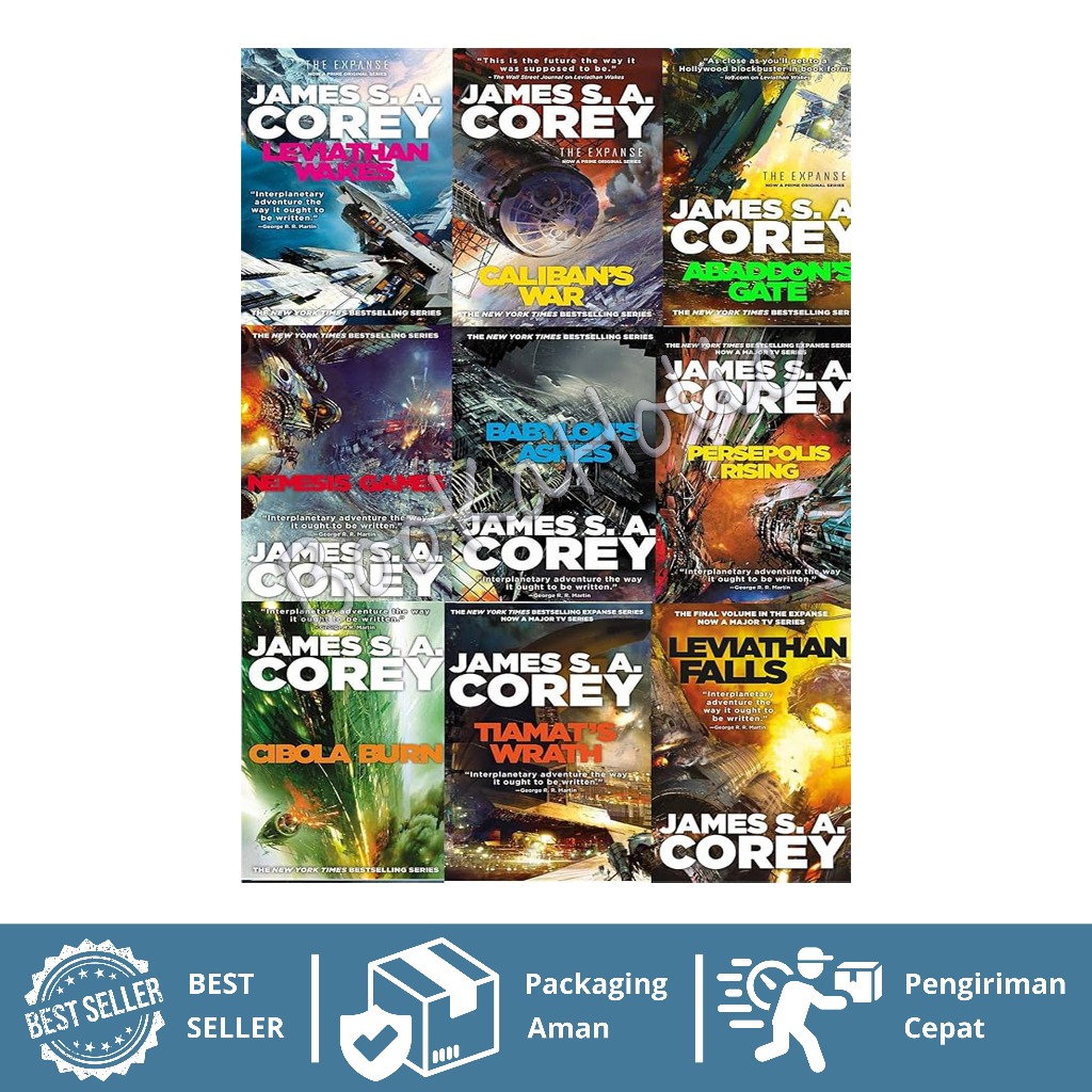 The Expanse (9 book series) Leviathan Wakes | Caliban's War | Leviathan Falls By James S. A. Corey -