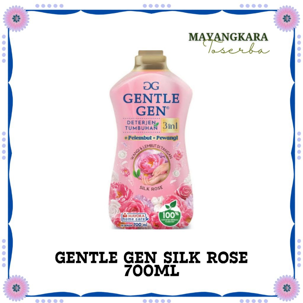 Gentle Gen Deterjen Cair 700ml/Gentle gen pink/Gentle gen botol/Gentle gen murah/Gentle gen promo