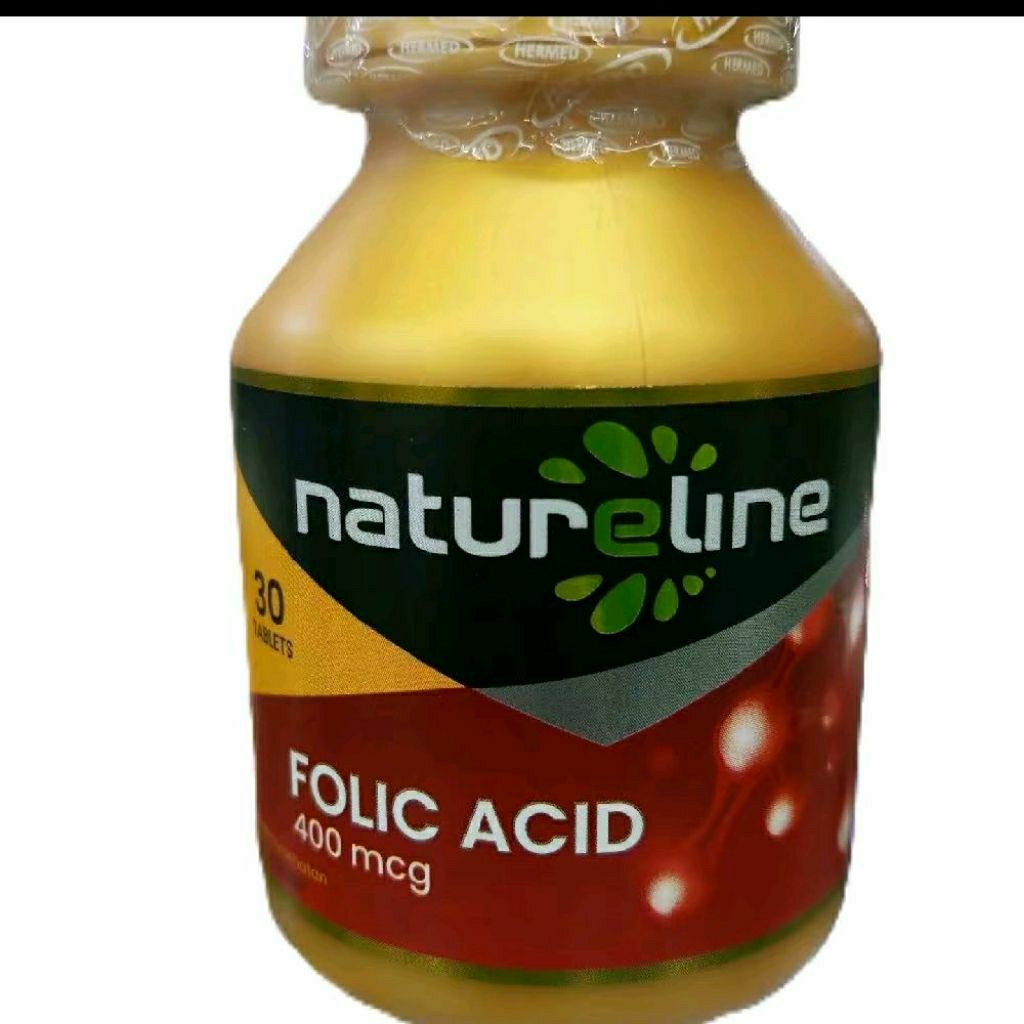 Natureline Folid Acid 400 MG Suplemen Kesehatan Folic 30 kapsul
