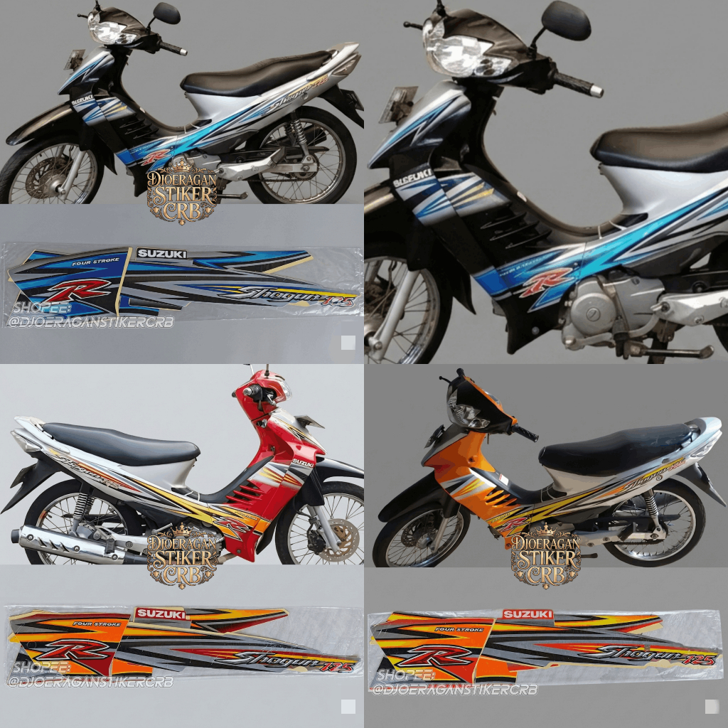 Striping Suzuki Shogun 125 R 2005 Std Stiker Sticker Lis Motor Shogun 125 Std 2005