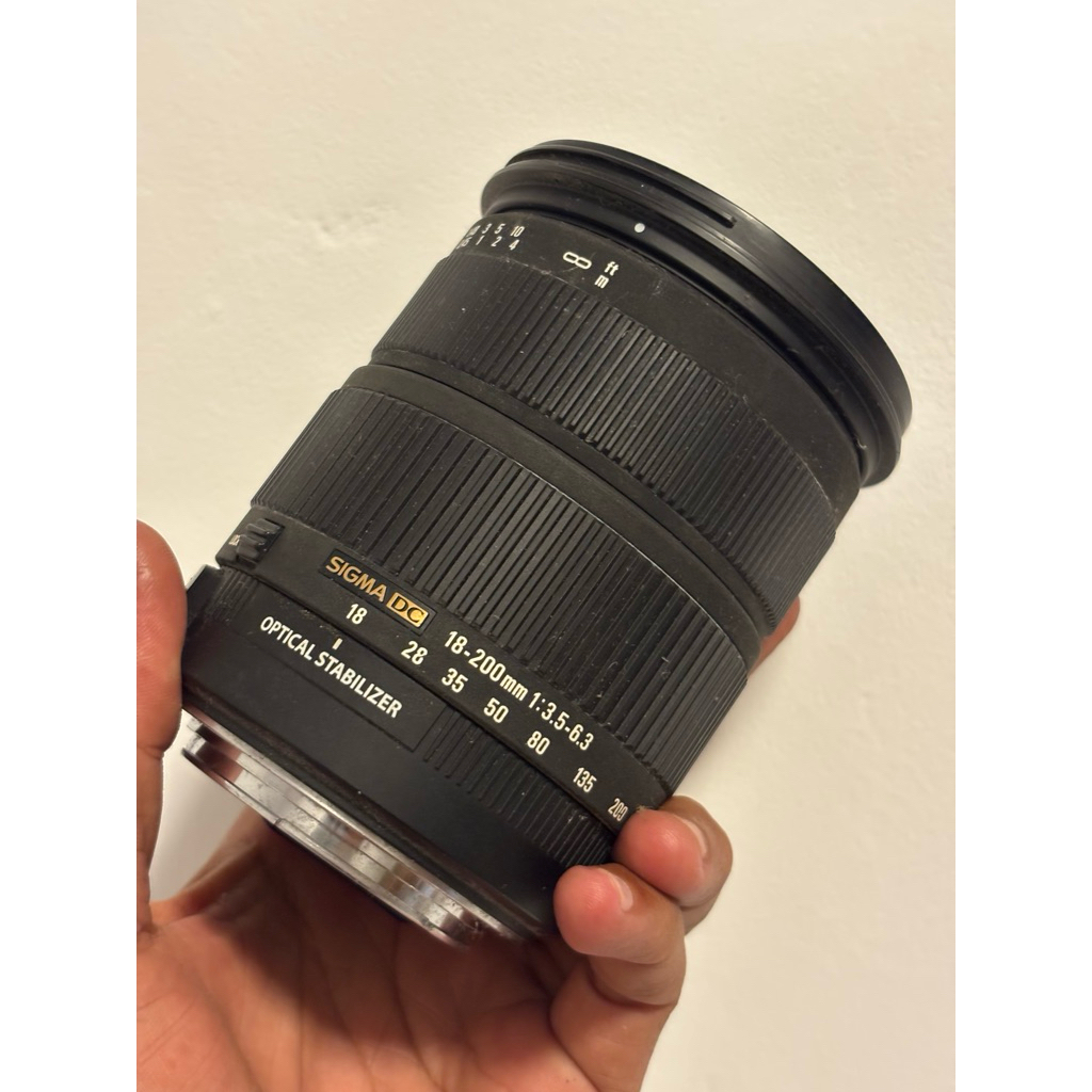 Sigma zoom 18-200 for canon