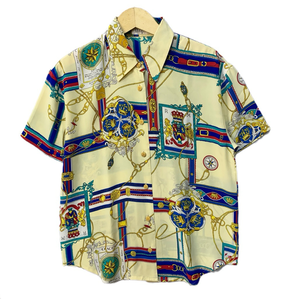kode A1245 kemeja vintage Size L lokal Kemeja vintage kemeja mewah kemeja sultan kemeja silk kemeja 