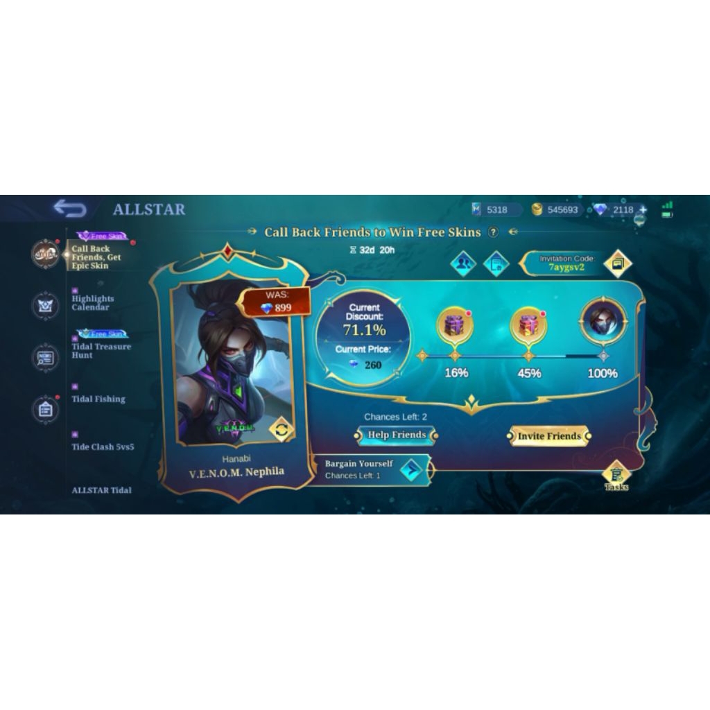 Jasa Callback Mobile Legends EPIC SKIN DURASI (MEI JUNI 2026)