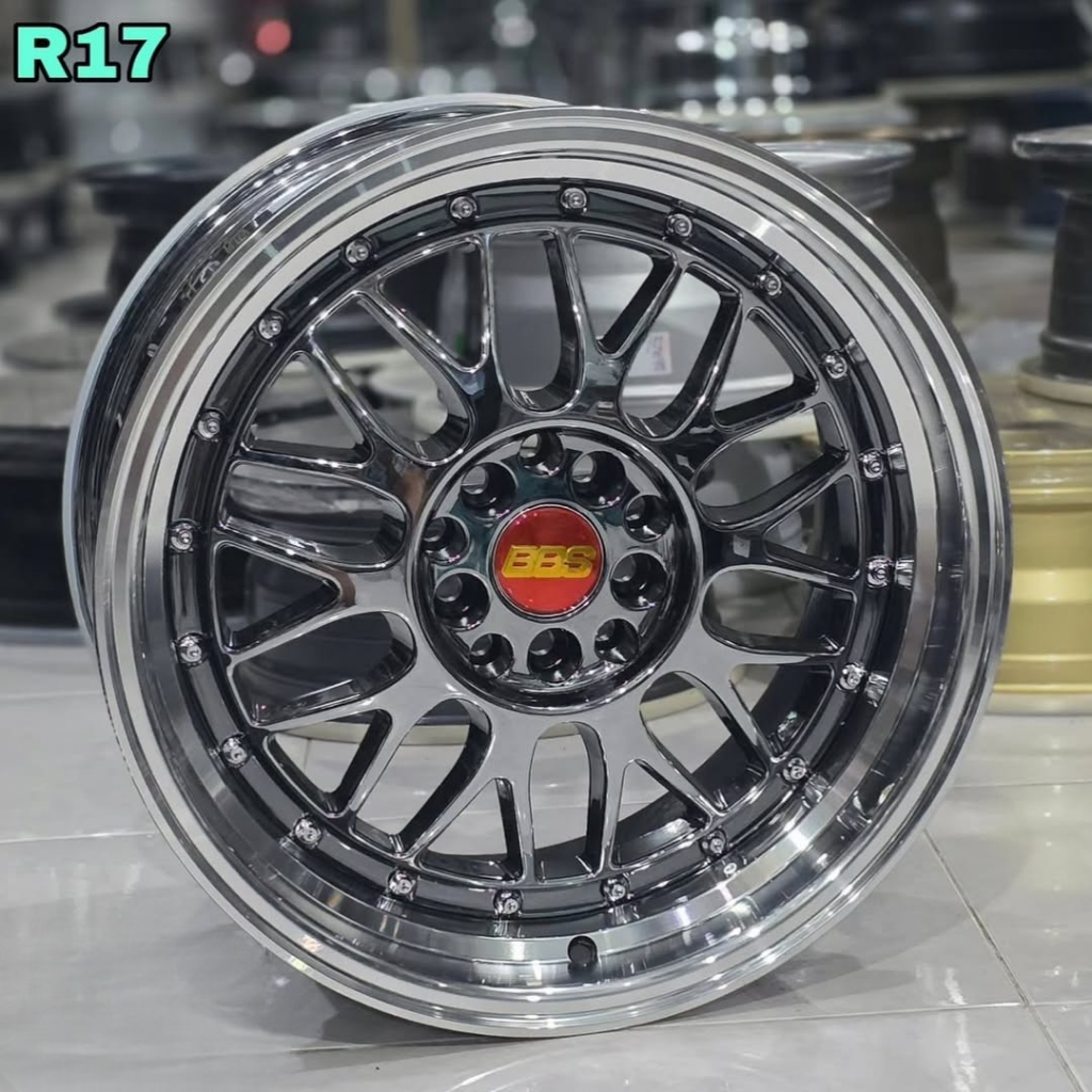 velg mobil BBS LM R17 Blackcroom Pcd.5-114.3_100 Lebar 7.5_8.5 Et.35 untuk new avanza corona xpander