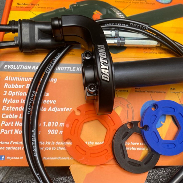 GAS KONTAN DAYTONA 2 KABEL MOTOR SPORT  KLX CRF CBR CB150 GAS 1 KABEL 50 FI GTX GTR150 VARIO