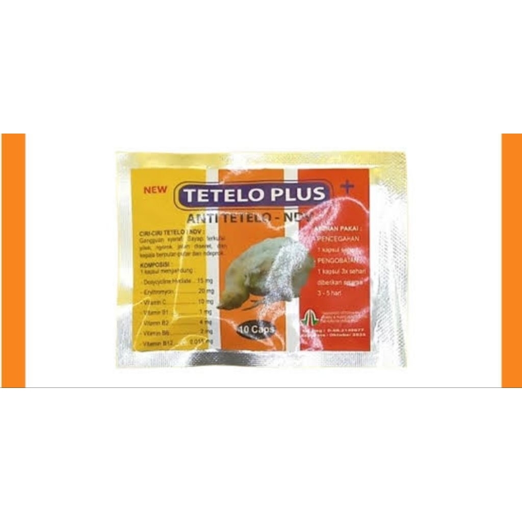 Tetelo plus obat tetelo saraf unggas ayam