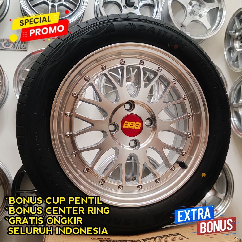 (Spesial promo) velg mobil Bbs LM R15 (like new)